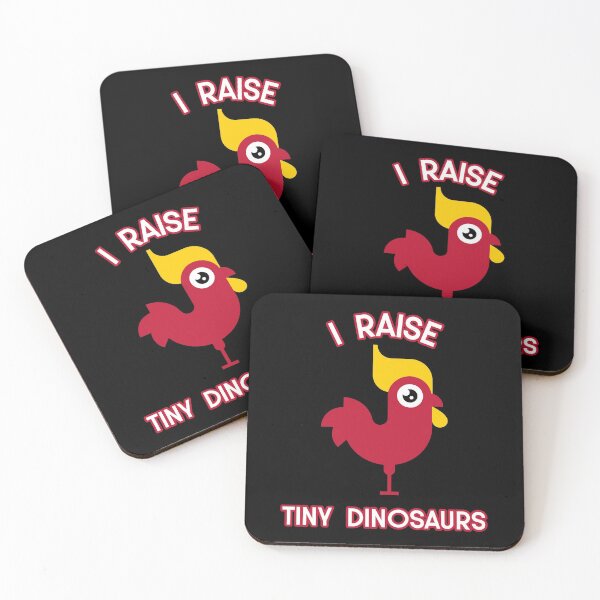 Aperçu de l'œuvre J'élève de minuscules dinosaures pour les amateurs de poulet - Citation drôle de ferme créée et vendue par bradycarstens.