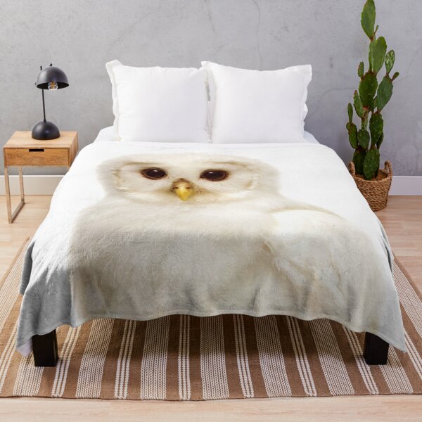 Item preview, White Baby Owl Art Print by Zouzounio Art designed and sold by zouzounioart.