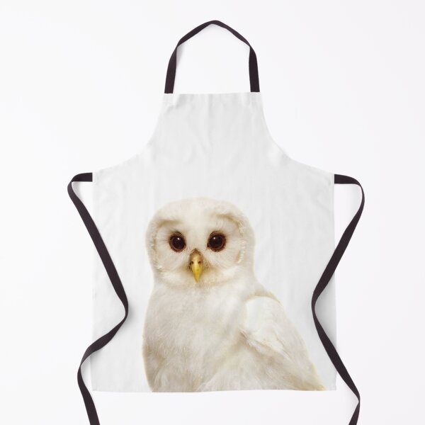 Item preview, White Baby Owl Art Print by Zouzounio Art designed and sold by zouzounioart.