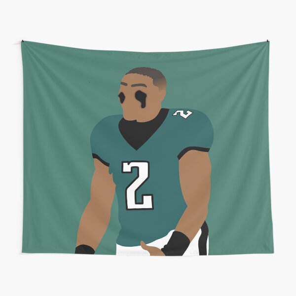 Rinkha Jalen Hurts Football Edit Tapestries Eagles T-Shirt