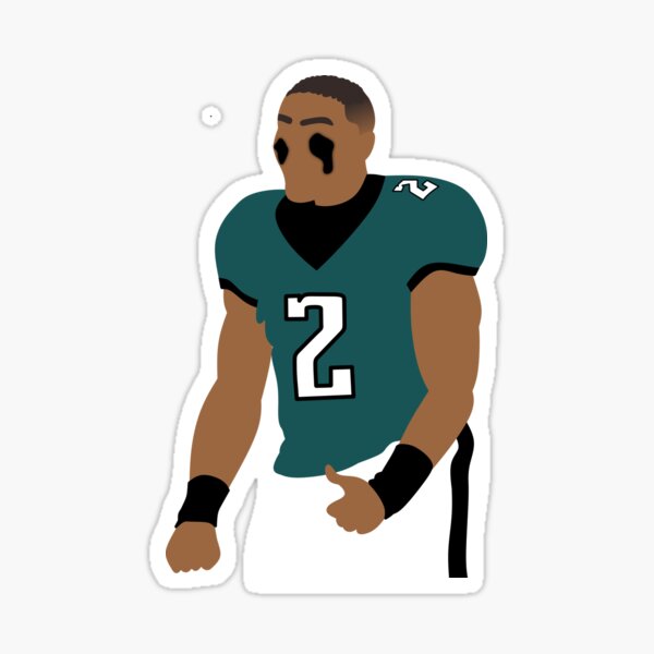 Philadelphia Eagles Jalen Hurts Carson Wentz Tee - Jalen Hurts - Sticker