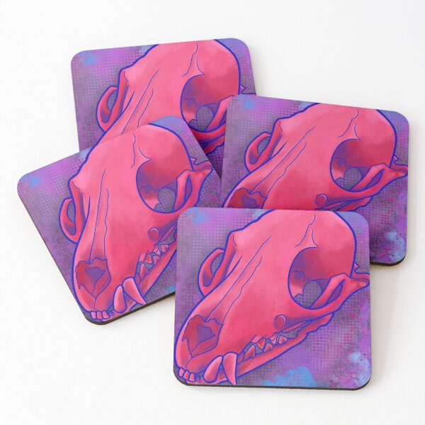 Item preview, Fox Skull (Bisexual Pride) designed and sold by artfulscientist.