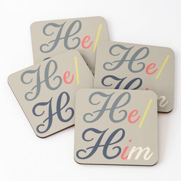 Item preview, He/Him pronouns designed and sold by galetea.