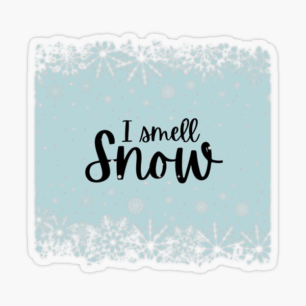 Lorelai Gilmore I Smell Snow Sticker