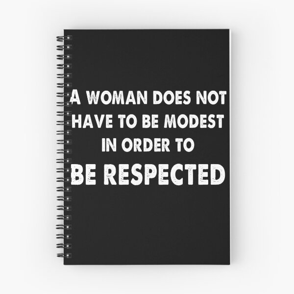 Item preview, A woman does not have to be modest in order to be respected VINTAGE designed and sold by TiffannyUKZ.