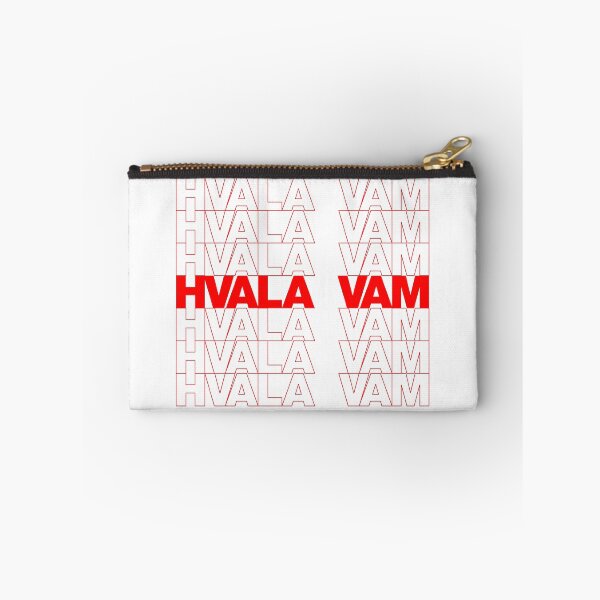 Item preview, Classic Thank You Repeating Pattern - Slovenian (HVALA VAM) designed and sold by jdotrdot712.