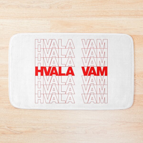Item preview, Classic Thank You Repeating Pattern - Slovenian (HVALA VAM) designed and sold by jdotrdot712.