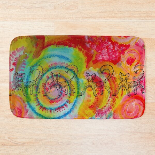 Item preview, Cave cats watercolor designed and sold by MoaMonka.