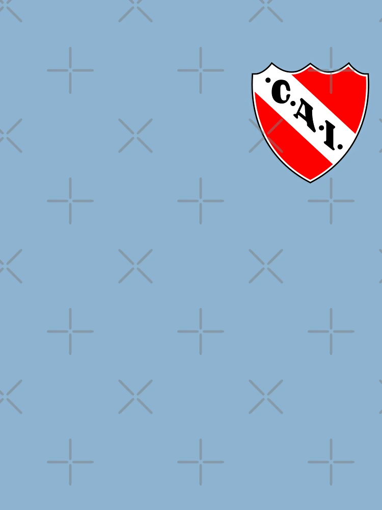 Club Atletico Independiente Flag in Squire Shape Isolated with