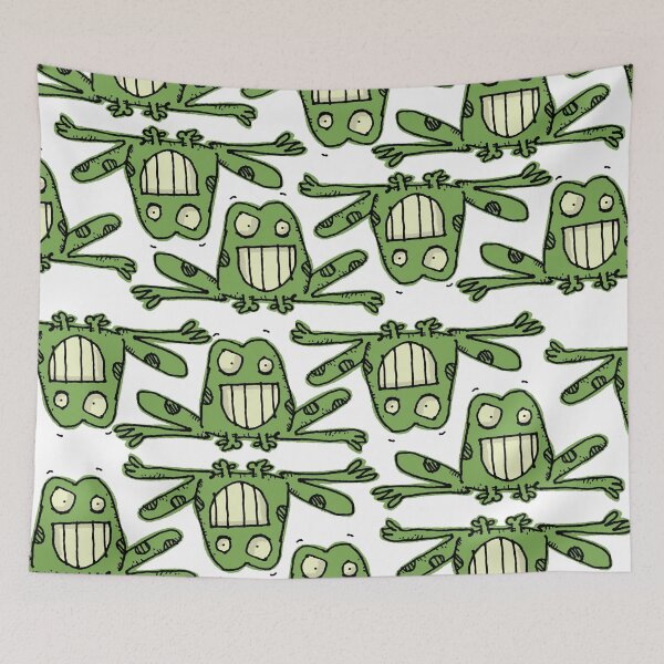 Item preview, Happy Froggy Pattern designed and sold by breadwig.