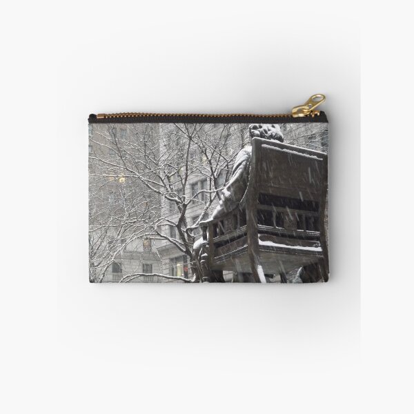 Item preview, Greeley Square on a Snowy Day, New York City designed and sold by lenspiro.