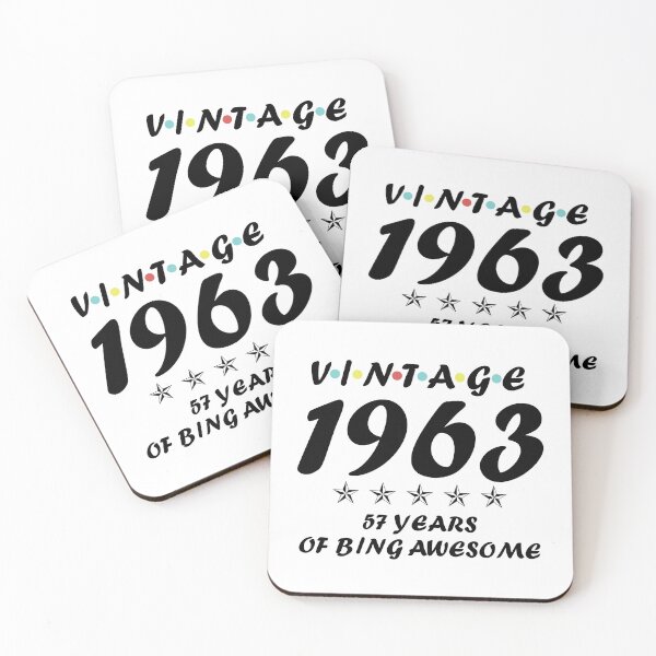 Item preview, vintage 1963 58 years of being awesome designed and sold by hasanmasud.