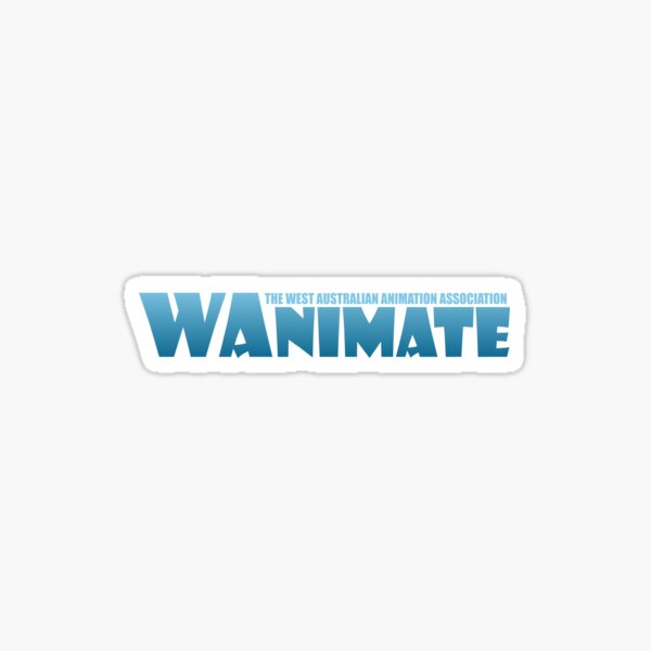 WAnimate LOGO sans Numbat Sticker