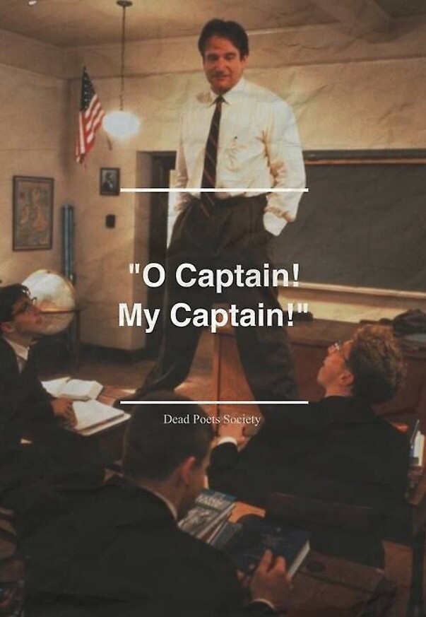 oh captain my captain poster
