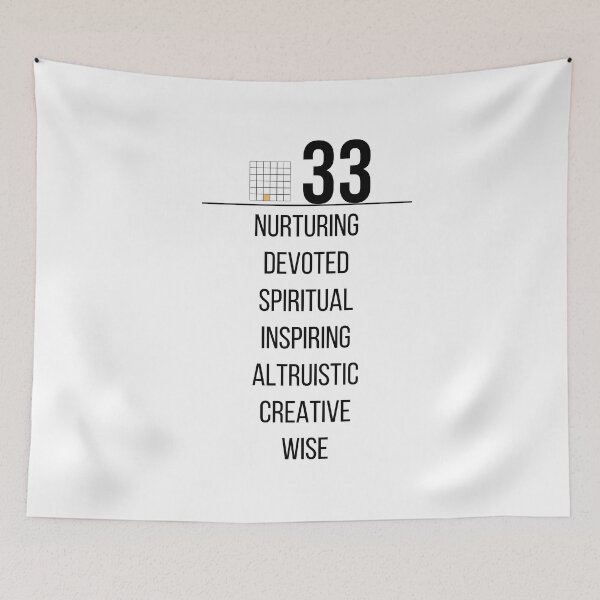 Item preview, Life Path Number Thirty Three, Characteristics of the Number 33, Numerology, Understanding Numbers designed and sold by Black11Flamingo.