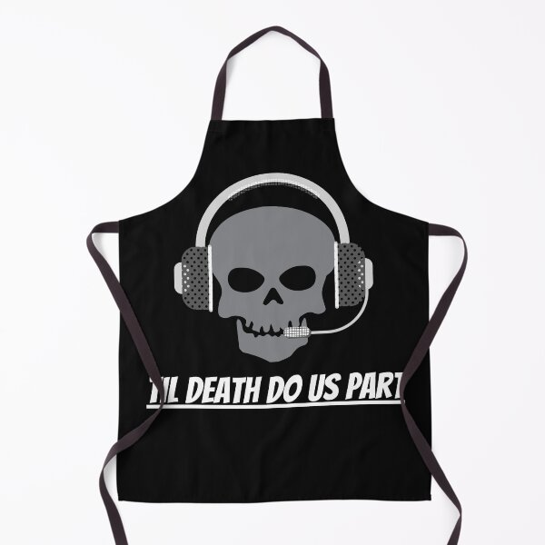 Item preview, Til Death Do Us Part Gamer Skull designed and sold by imakegreattees.