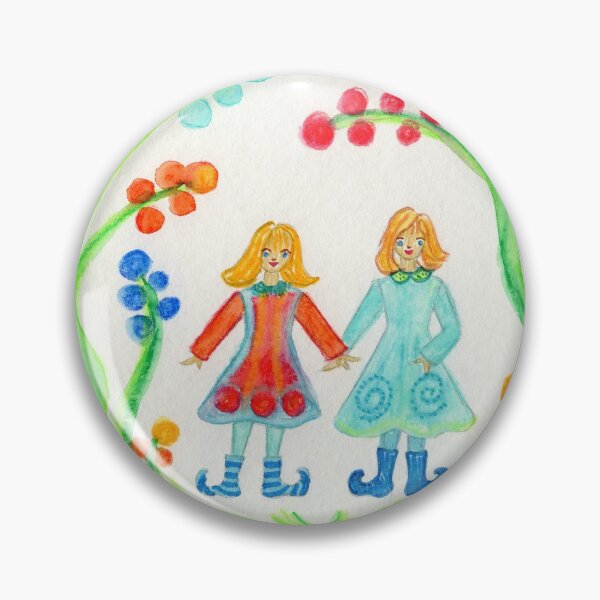 Item preview, two elves in the meadow designed and sold by MoaMonka.
