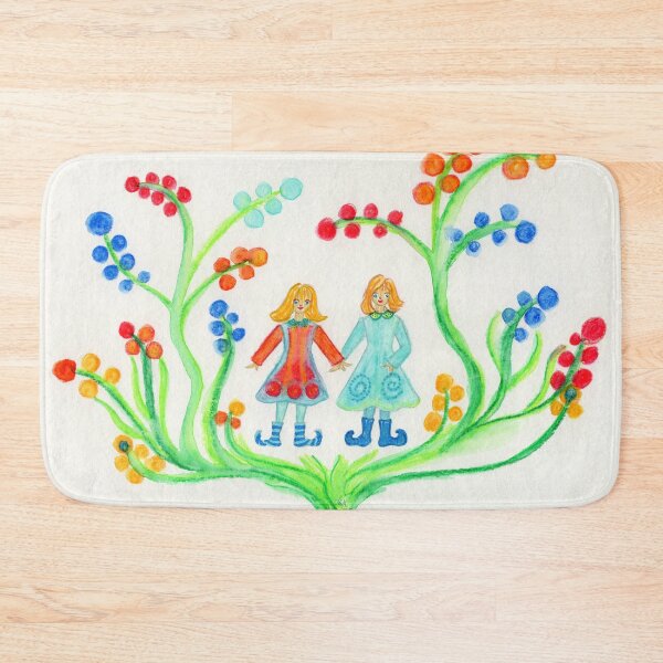 Item preview, two elves in the meadow designed and sold by MoaMonka.