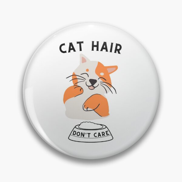 Aperçu de l'œuvre Poils de chat. Je m'en fiche créée et vendue par Funny-message.
