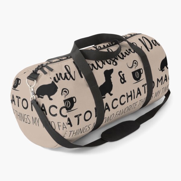 Item preview, Dachshund & Macchiato Print designed and sold by TheDachshund.