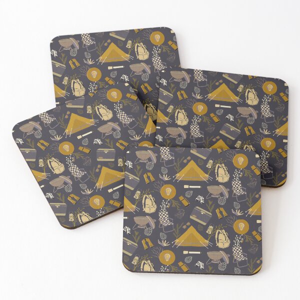 Item preview, Let’s go camping (muted colors) designed and sold by Janie in Repeat .