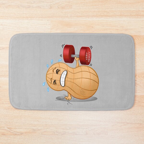 Item preview, Workout Peanut at the Gym designed and sold by RitaLaiArt.