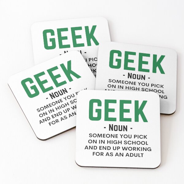 Item preview, The Definition of Geek designed and sold by GeekHeadDesigns.
