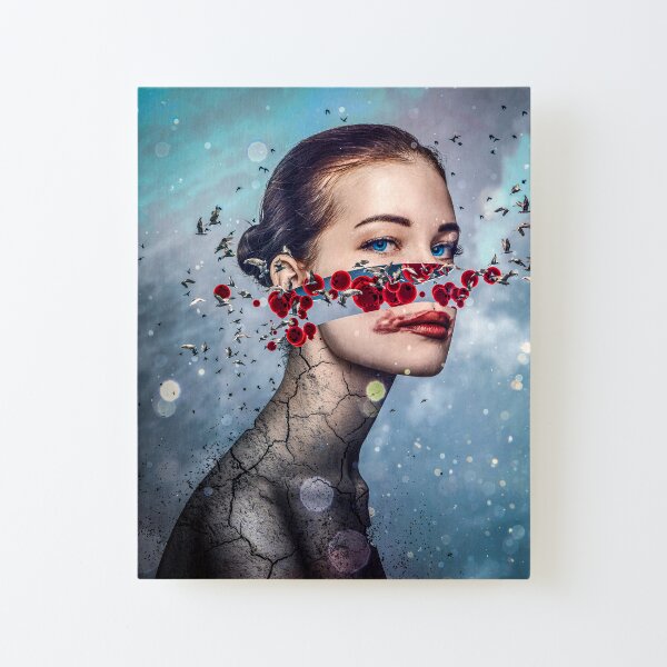 ¡viral! Canvas Mounted Print