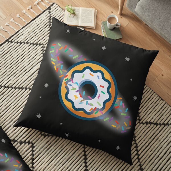Donut Planet Floor Pillow