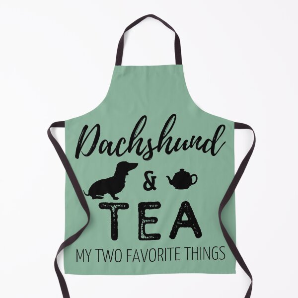 Item preview, Dachshund & Tea Print designed and sold by TheDachshund.