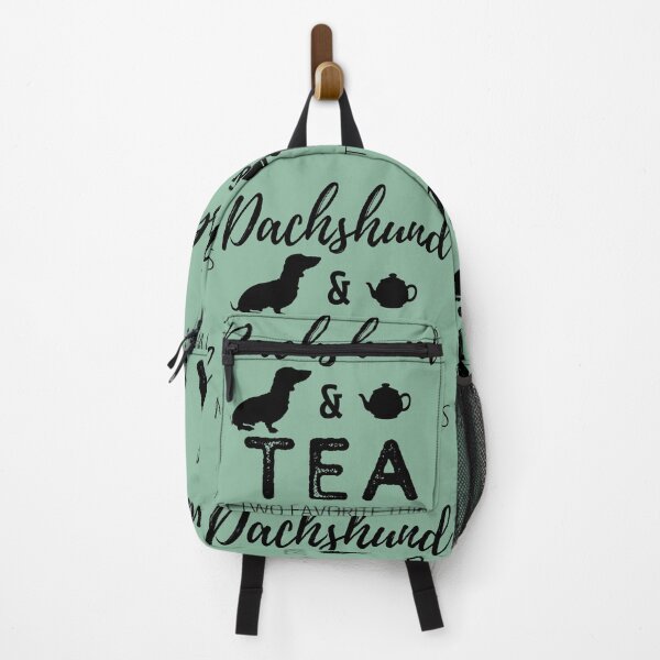 Item preview, Dachshund & Tea Print designed and sold by TheDachshund.