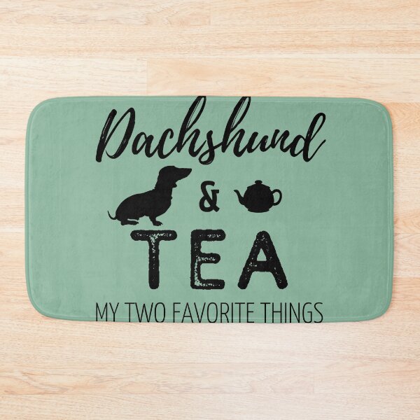 Item preview, Dachshund & Tea Print designed and sold by TheDachshund.