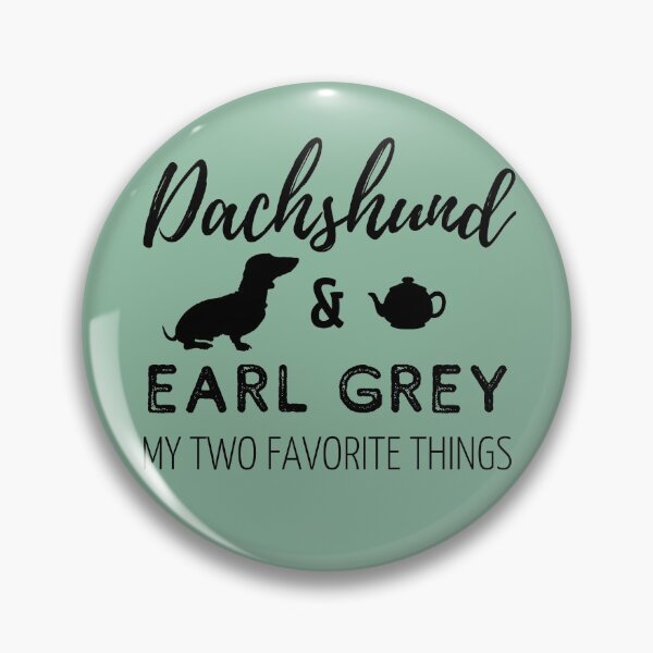 Item preview, Dachshund & Earl Gray Print designed and sold by TheDachshund.