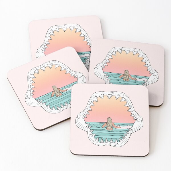 Item preview, Shark Jaw Beach Sunrise designed and sold by mlbunting.