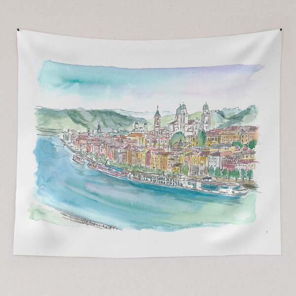 Item preview, Passau Bavaria Pearl on Danube designed and sold by artshop77.