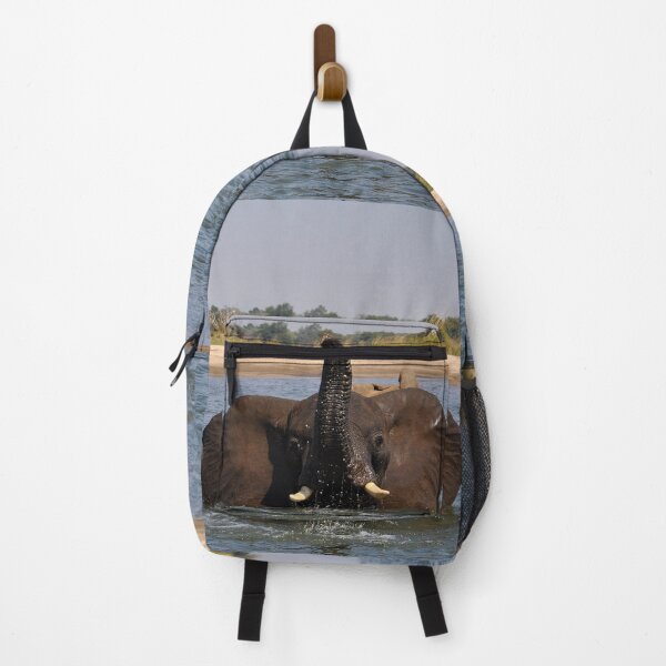 Item preview, elephant in river, portrait, Africa designed and sold by Schoensl.