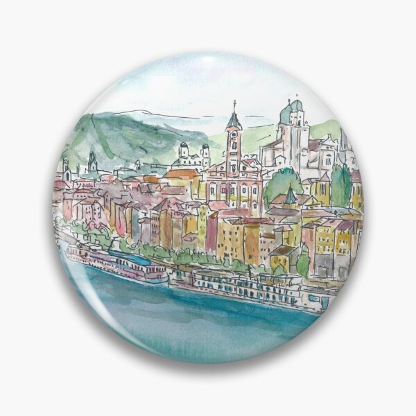 Item preview, Passau Bavaria Pearl on Danube designed and sold by artshop77.