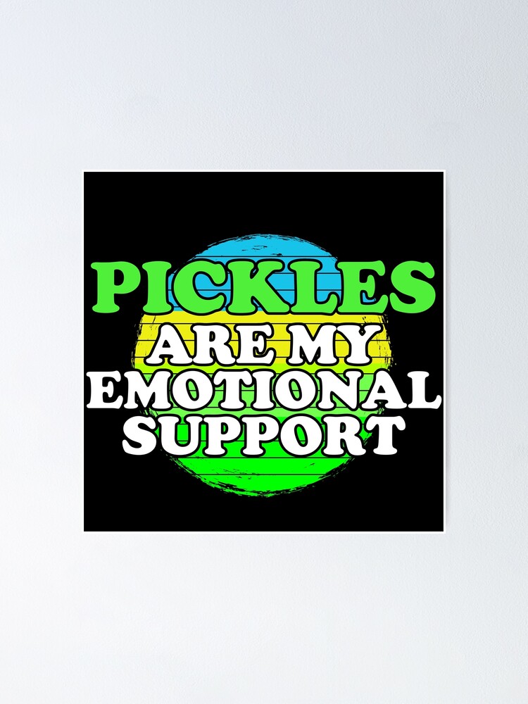 ESP (Emotional Support Pickles) Greeting Card for Sale by kathenn