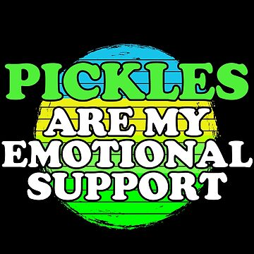 ESP (Emotional Support Pickles) Greeting Card for Sale by kathenn