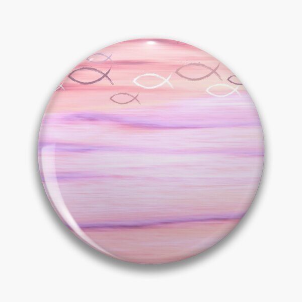 Artikelvorschau, Pink Ocean Waves in der Nähe des Strandes, Cute Artsy Fish School entworfen und verkauft von MrGiftee.