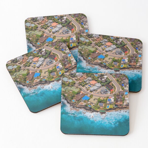 Item preview, Aerial view of Hawaii coastline in Honolulu designed and sold by SvetlanaSF.