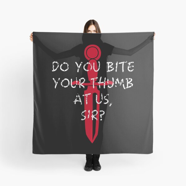 Item preview, Dramatic Do You Bite Your Thumb At Us Sir? Shakespeare Humor Design designed and sold by funTTimes.