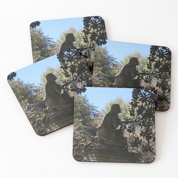Item preview, Kneeling on Headstone in Grief at Maple Hill Cemetery  designed and sold by Silver Sky by Janet.