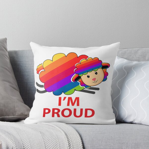 Item preview, Rainbow Sheep Colorful LGBT Pride designed and sold by MisPuHoney.