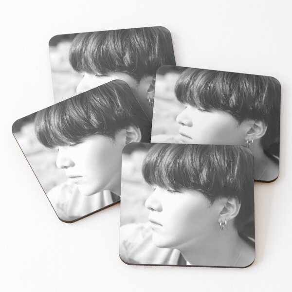 Item preview, BTS Life goes On Suga Individual Photo (Black & White) designed and sold by Aooms123.