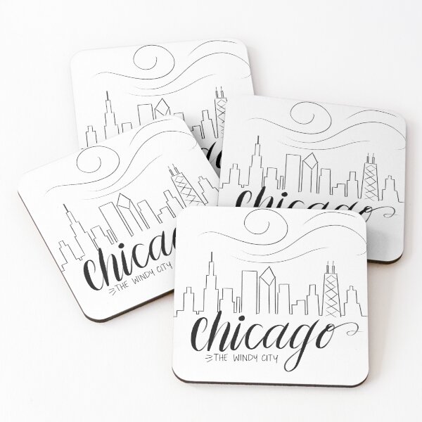 Item preview, Chicago Windy City Skyline designed and sold by Nia Imran.