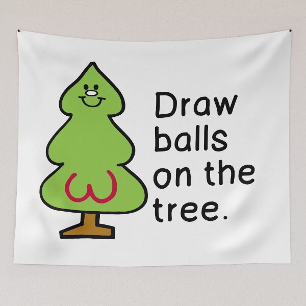 Item preview, Draw balls on the tree designed and sold by happysketchy.