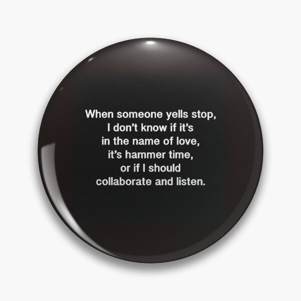 Item preview, Stop in the name of love designed and sold by Yesenia Ortiz.