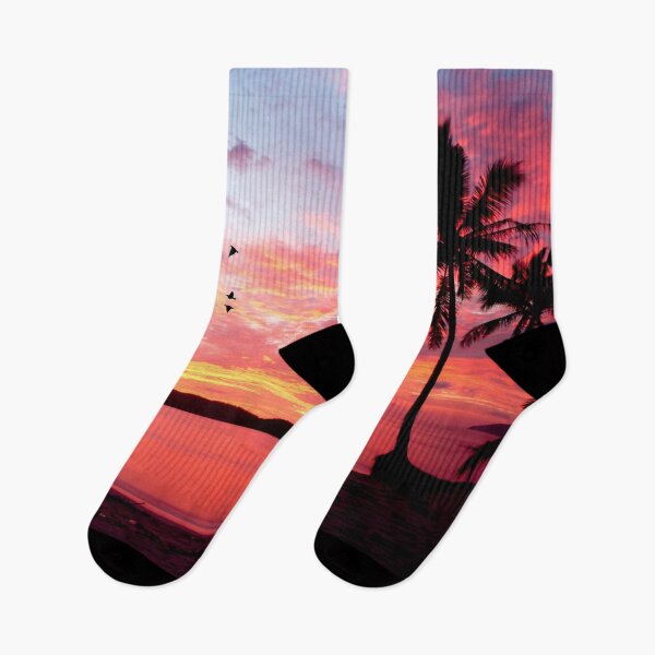 Item preview, Palm trees in sunset with birds designed and sold by BhARTi Taylor.