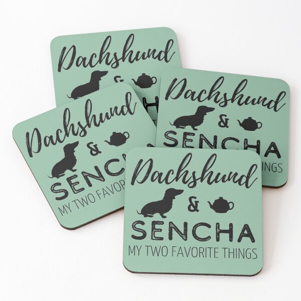 Item preview, Dachshund & Sencha Print designed and sold by TheDachshund.